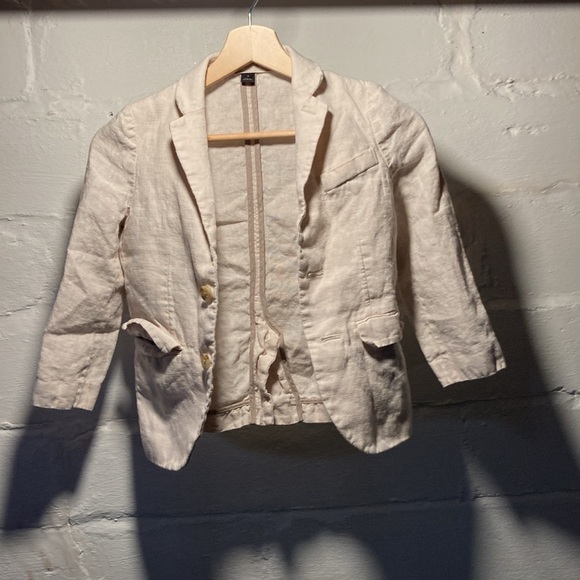 Crewcuts Ludlow blazer size 7, cream - Picture 5 of 5